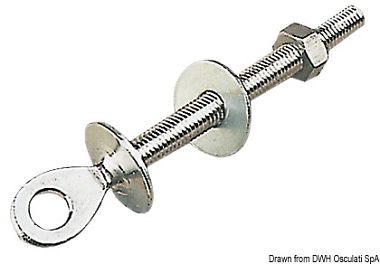 Рым-болт штампованный из нержавеющей стали 6 x 60 мм