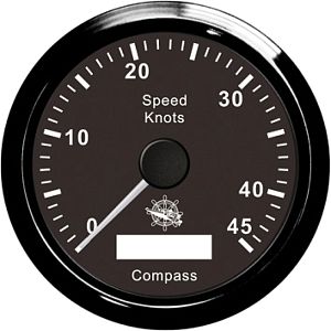 Спидометр с GPS компасом черный/черный (арт. 27.780.02)