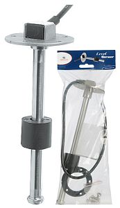 Вертикальный датчик уровня топлива и воды с фланцем S5 на 5 отверстий 200мм 0-190Ом 12/24В из нержав