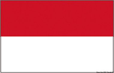 Флаг Княжества Монако гостевой 40 х 60 см