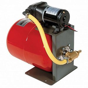 Гидрофор Vetus 24 В с напорным баком 8 л, 2,5 бар, 3 м под давлением (арт. HF2408)