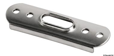 Пластины для Т-образных наконечников из нержавеющей стали с выпуклым овальным отверстием 8/10 мм