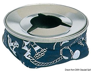 Пепельница из нержавеющей стали синяя (арт. 32.507.00BL)