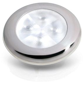 Светильник врезной Hella Marine SlimLine Round LED 24В, белый/хром (арт. 2XT980 501-021)