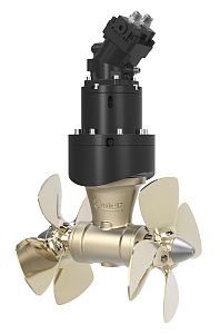 Подруливающее устройство Quick гидравлическое BTH 34,0 кВт, 386мм, 455кгс  (арт. FGBT386HY455B00)