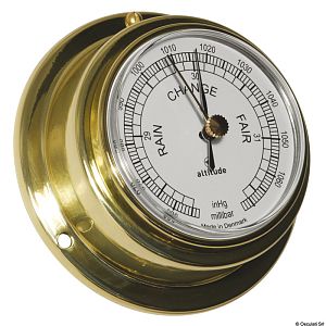 Altitude серии 831 Mini классический барометр Ø 71 мм, полированная латунь