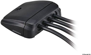 Горизонтальный сальник Scanstrut DS-H-MULTI, черный пластик до 15 мм (арт. 14.176.10)