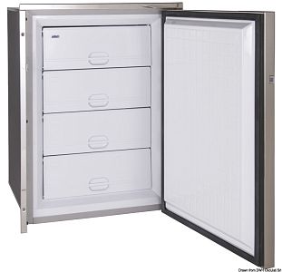 Морозильник Isotherm Cruise 90 Freezer Inox Clean Touch 12/24 В 545 x 750 x 565 мм 90 л