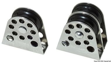 Одношкивный блок Viadana из полиамида и нержавеющей стали вертикальный 28 мм 620 кг 8 мм